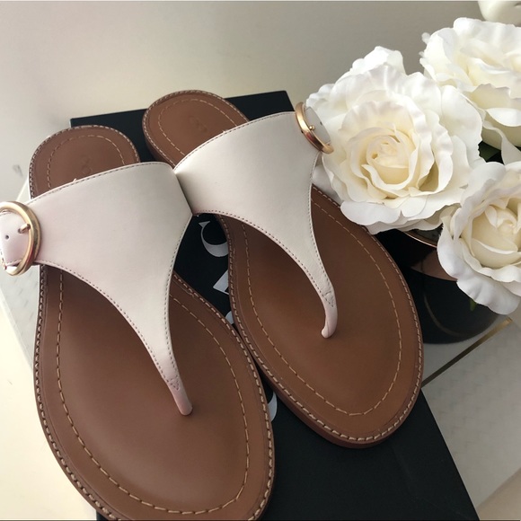 🎀 NEW!!Coach Lesli Monogram Buckle Sandals - Picture 2 of 16